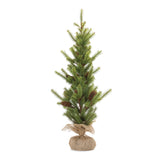 Pine-Tree-with-Burlap-Base-3'H-Christmas-Decor