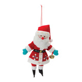 Plush Santa Ornament  (Set of 12)