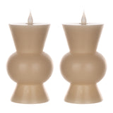 Simplux Designer LED Candle with remote (Set of 2)