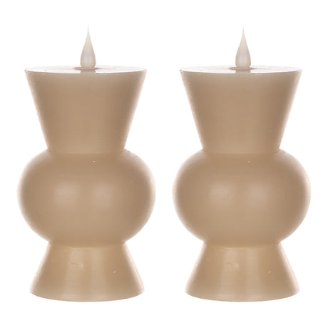 Simplux Designer LED Candle with remote (Set of 2)