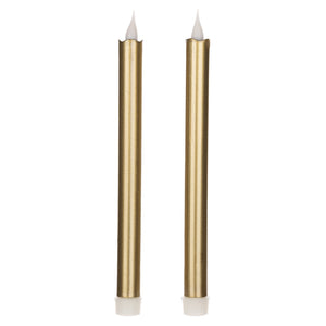 Simplux Designer LED Taper Candle with remote (Set of 2)