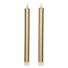 Simplux Designer LED Taper Candle with remote (Set of 2)