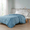 Oversized Down Alternative Blanket with Satin Trim