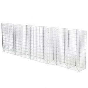 Galvanized Steel Tall Gabion Basket with Multiple Compartments