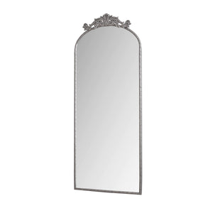 Vintage Arched Full Body Mirror, Wall Mounted For Living Room
