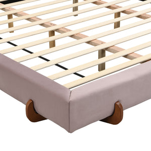 Elegant Upholstered Bed Frame