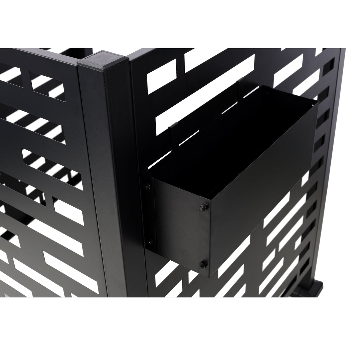 3.5x3.5FT Metal Air Conditioner Privacy Fence with Planter Boxes