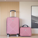 2 Piece Luggage Sets Lightweight Suitcase, Spinner Wheels