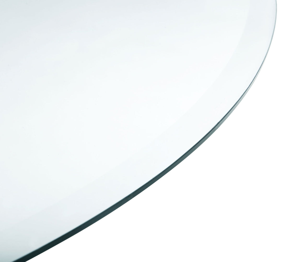 Glass Tops 48-inch 6mm Round Clear Tempered Glass Top