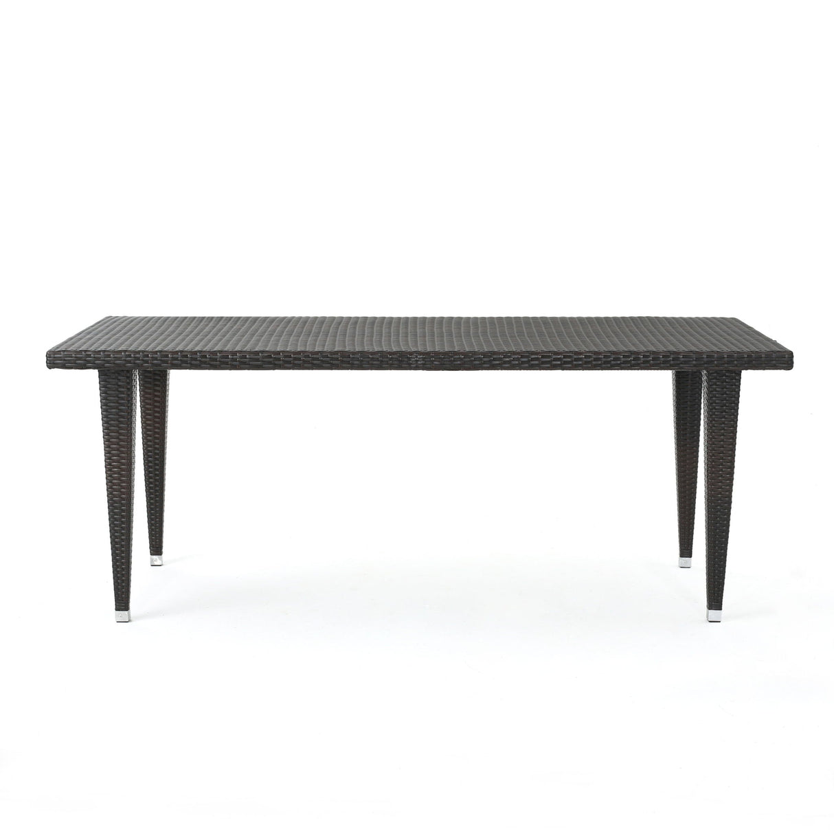 Reflect Outdoor Dining Table With Rattan Cover - Dark Gray