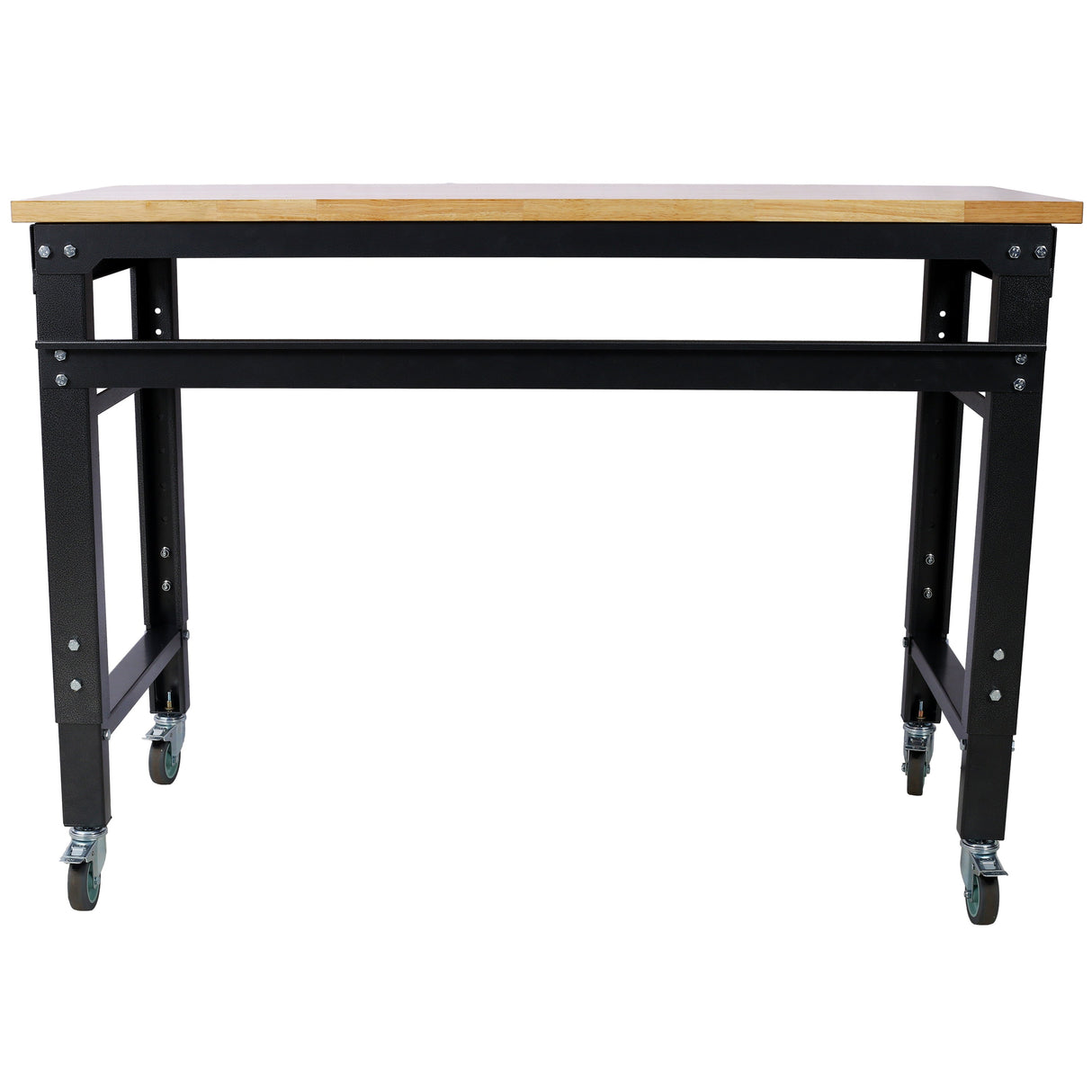 48" Wide Rolling Workbench - Adjustable Height for Workshop