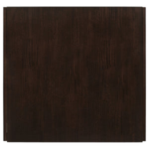 Dining Table With Drop Extension Leaf Table With Foldable Ends For Compact Spaces - Brown
