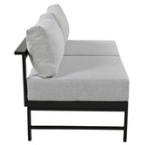 Modular U-Shaped Aluminum Outdoor Sofa Set