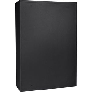 Adjustable Key Cabinet with Lock - Multiple Sizes, Gray or Black