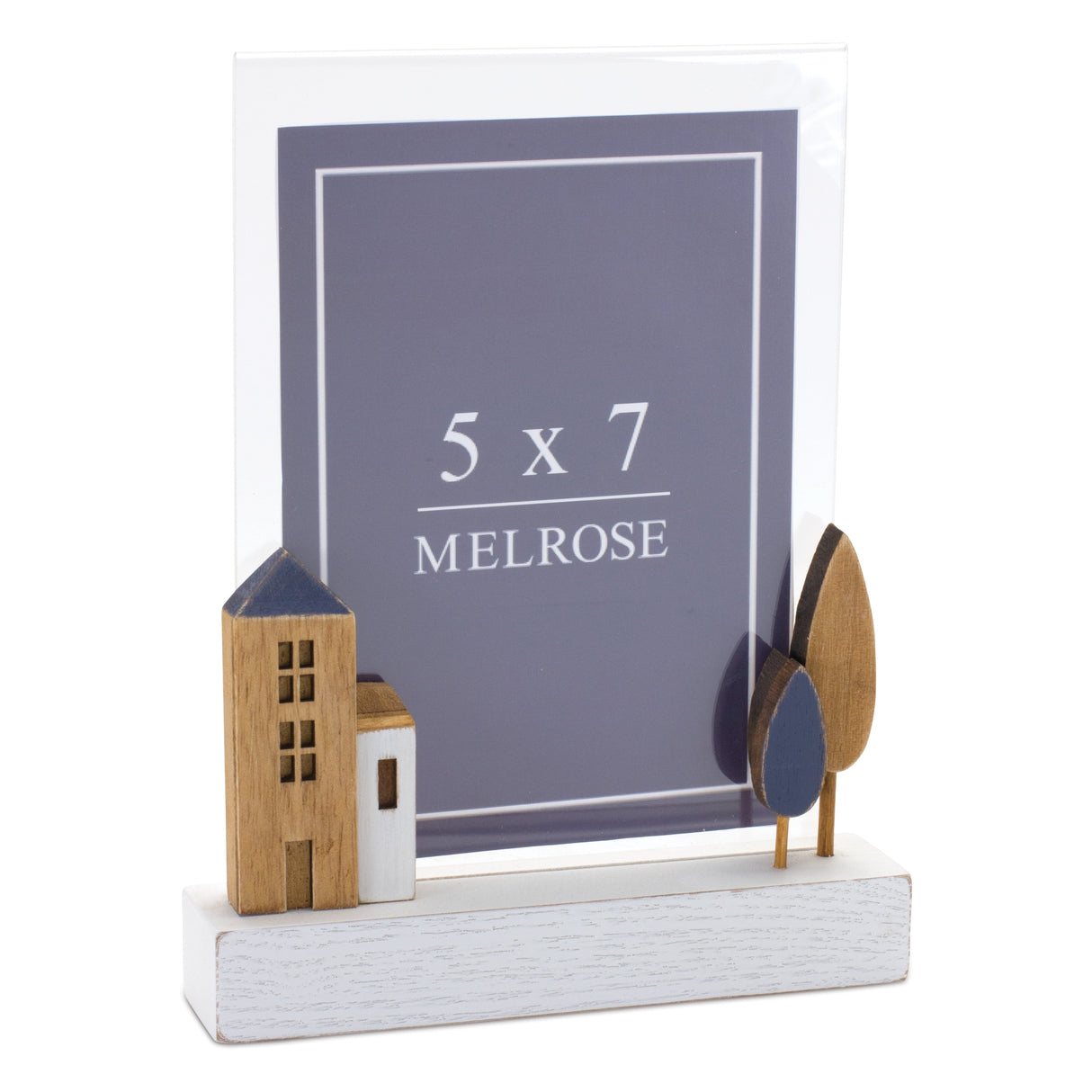 Wood tabletop photo frame (set of 2)