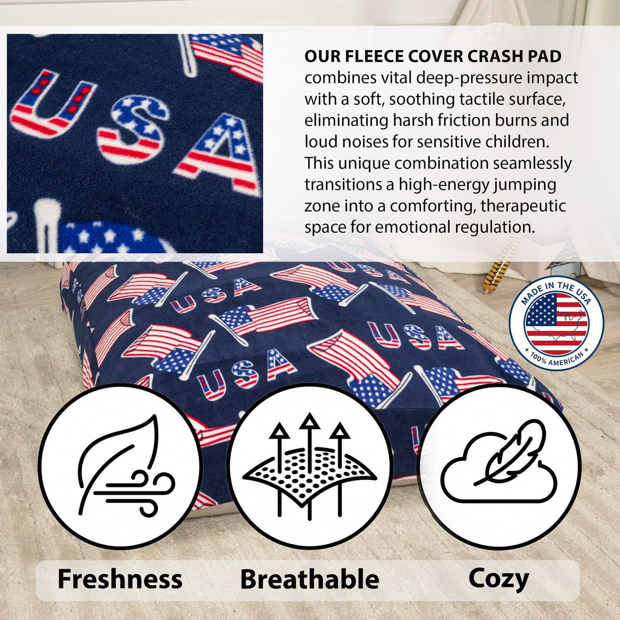 Sensory Crash Pad for Kids & Adults