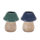 Garden mushroom planter (set of 2)