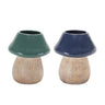 Garden mushroom planter (set of 2)