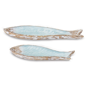 Geometric-Etched-Fish-Plate-(Set-of-2)-Plates