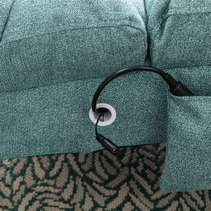 Massage Chaise Lounge Indoor With Remote Control, Ergonomic Electric Massage Lounger