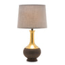 Two tone ceramic lamp 22"h