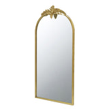 Arched Wall Mirror with Metal Frame