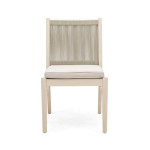 Cordoba - Dining Chair (Set of 2) Comfortable Armless Chairs - Beige
