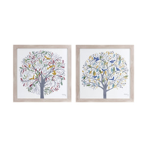 Framed-tree-print-(set-of-2)-Wall-Art