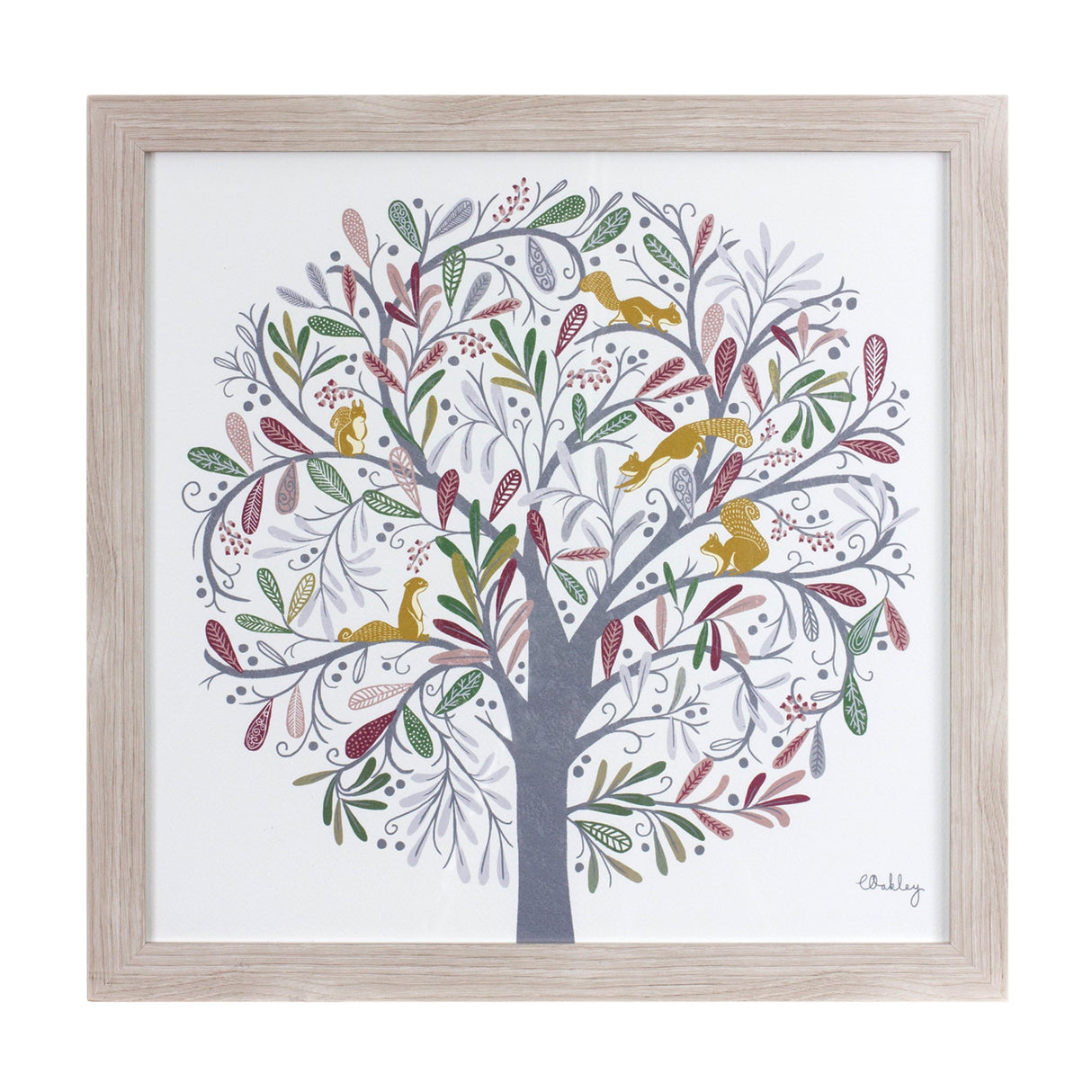 Framed Tree Print (Set of 2)