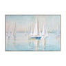 Framed sailboat print 23.5"l