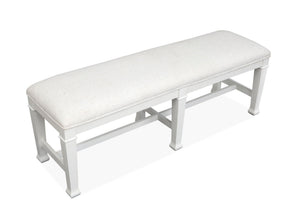 Kingston - Bench - Whisper White And Cerused Nutmeg