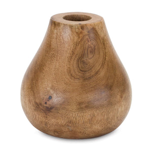 Natural Wood Bud Vase (Set of 3)
