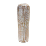 Wood floor vase 18.25"h