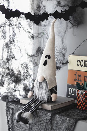 Set of 2 Fabric Sitting Gnomes
