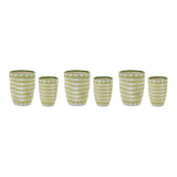 Striped vase planter (set of 3)