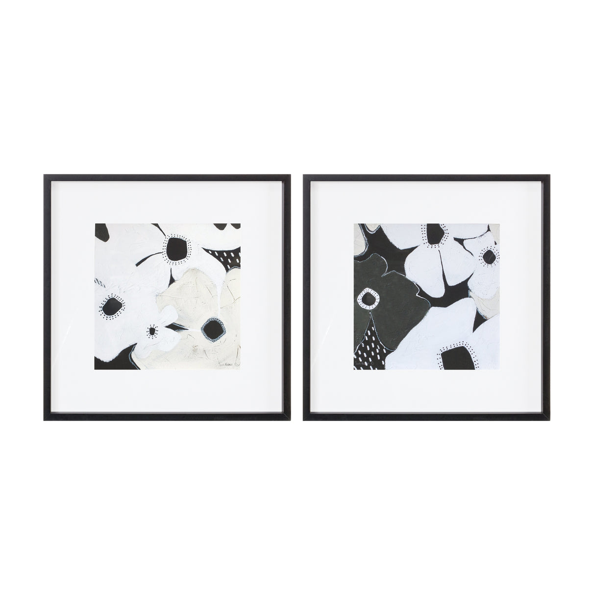 Framed-anemone-floral-print-(set-of-2)-Wall-Art