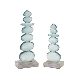 Stacking-rock-sculpture-(set-of-2)-Sculptures-&-Statues