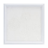 Stone dandelion wall plaque 18.25"sq