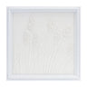 Stone plume wall plaque 18.25"sq