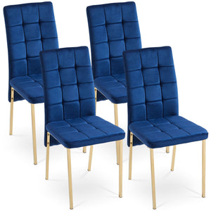 High Back Nordic Dining Chair Modern Chair With Color Legs