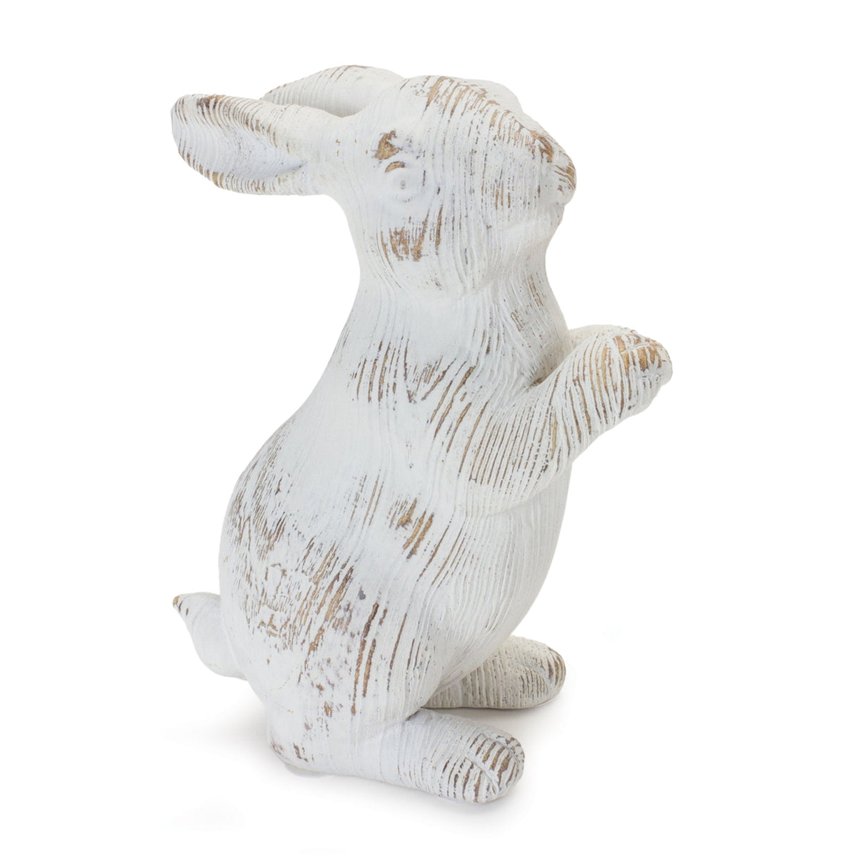 White Washed Rabbit Figurine (Set of 2)