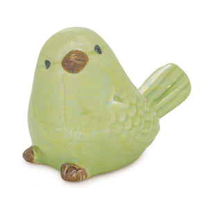 Irredescent Ceramic Bird Figurine (Set of 6)