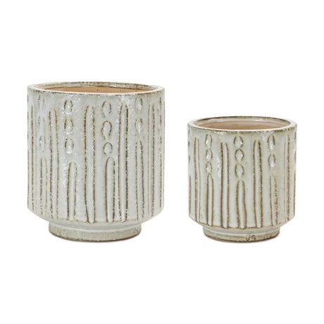 Distressed-Clay-Planter-(Set-of-2)-Pots-&-Planters