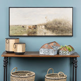 Framed farm canvas wall art 37.25"l