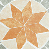 12" patio round side table, blue