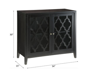 Ceara Console Cabinet - Black