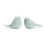 Modern etched bird figurine (set of 4)