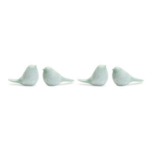 Modern Etched Bird Figurine (set of 4)