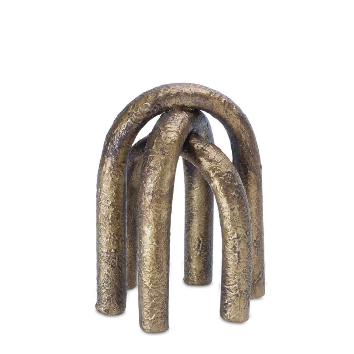 Modern Metal Arches Sculpture (Set of 2)