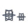 Modern-Metal-Star-Sculpture-(Set-of-2)-Sculptures-&-Statues